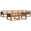 vidaXL Outdoor Sofa Set 7 pcs Natural Solid Acacia Wood