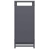 vidaXL Firewood Rack Anthracite 44x28x65 cm Cold-rolled steel