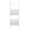 vidaXL 4 Piece Book Cabinet Set High Gloss White Engineered Wood