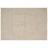 vidaXL Area Rugs Rectangular Natural and White 200 x 290 cm Jute