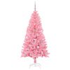 vidaXL Christmas Tree with 150 LEDs with Stand Pink 150 cm PVC