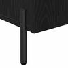 vidaXL Sideboard Black Oak 90 x 34 x 80 cm Engineered Wood