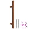 vidaXL Cabinet Handles 10 pcs Bronze 96 mm Stainless Steel