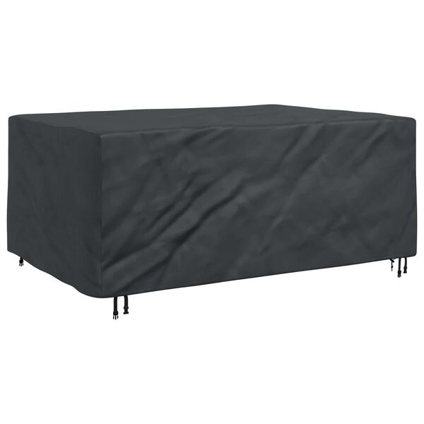 vidaXL Furniture Cover Plain Black 230 x 165 x 80 cm 600D