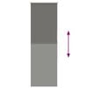 vidaXL Roller Blind Blackout Grey 55x150 cm Fabric Width 50.7 cm Polyester