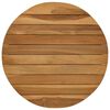 vidaXL Table Top &Oslash; 40 x 3.5 Round Solid Teak Wood Natural