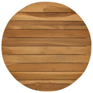 vidaXL Table Top &Oslash; 40 x 3.5 Round Solid Teak Wood Natural