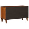 vidaXL TV Cabinet with Storage Walnut 80 x 33 x 46 cm Solid Mango Wood