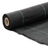 vidaXL Weed Membrane Black 4x50 m PP