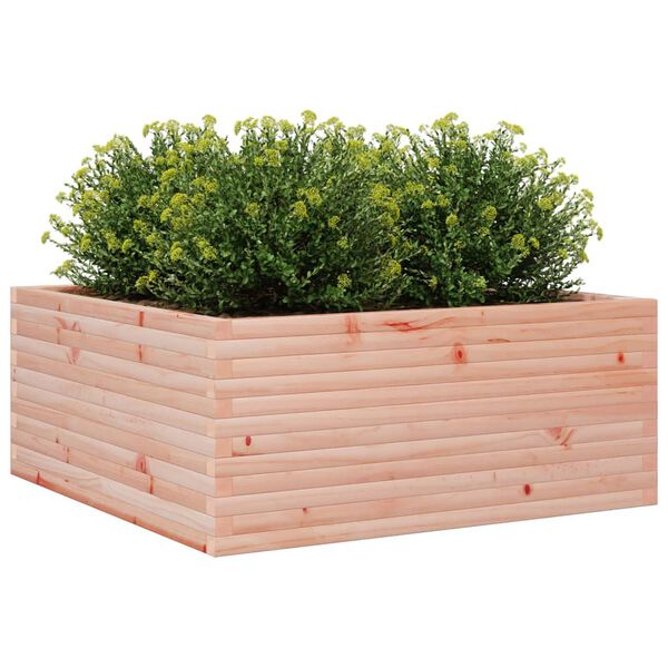 vidaXL Garden Planter 110x110x46 cm Solid Wood Douglas