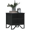 vidaXL Bedside Cabinet Black 2 pcs 40x30x40 cm Engineered Wood