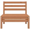 vidaXL 4 Piece Garden Lounge Set Honey Brown Solid Pinewood