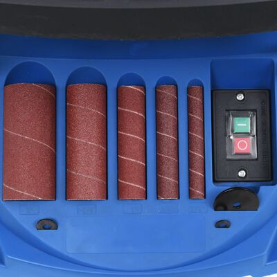 vidaXL Oscillating Spindle & Belt Sander 450 W Blue
