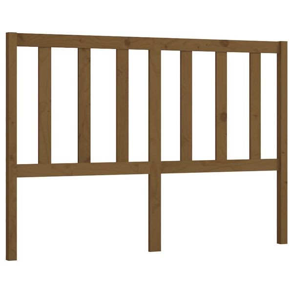 vidaXL Bed Headboard Honey Brown 156x4x100 cm Solid Wood Pine