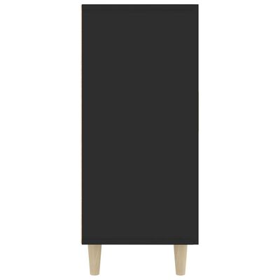 vidaXL Sideboard Black 90x34x80 cm Engineered Wood