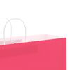 vidaXL Paper Bags 50 pcs with Handles Pink 54x15x49 cm