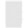 vidaXL Bedside Cabinets 2 pcs White 38x35x56 cm Engineered Wood