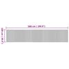vidaXL Rug Rectangular Nature 100x500 cm Bamboo