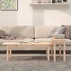 vidaXL 2 Piece Coffee Table Set Solid Wood Pine
