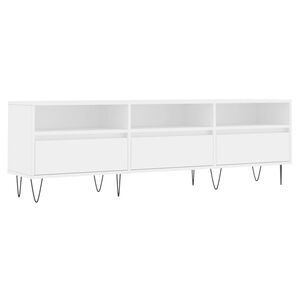 vidaXL TV Cabinet White 150x30x44.5 cm Engineered Wood