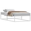 vidaXL Bed Frame without Mattress White 90x200 cm Metal