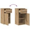 vidaXL Sideboard with Drawer Artisan Oak 38 x 34 x 75 cm