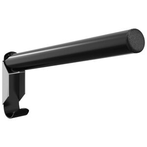 vidaXL Foldable Saddle Rack Wall Mounted Black Iron