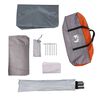 vidaXL Camping Tent Dome 4-Person Orange Waterproof