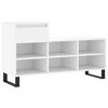 vidaXL Shoe Cabinet White 102x36x60 cm Engineered Wood