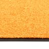vidaXL Doormat Washable Orange 90x120 cm