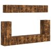 vidaXL TV Cabinet Set 5 pcs Smoked Oak Engineered Wood