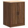 vidaXL Garage Cabinets 2 pcs Brown Oak Engineered Wood
