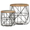 vidaXL Coffee Tables 2 pcs Solid Reclaimed Wood