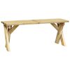 vidaXL Garden Bench | Green | Solid Pinewood | Medium | Durable | Vintage
