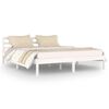 vidaXL Bed Frame without Mattress Solid Wood Pine 160x200cm White
