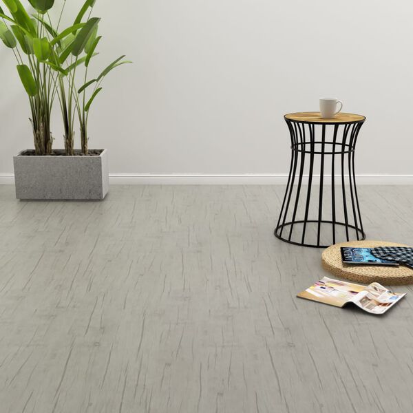 vidaXL Click Floor 3.51 m² 4 mm PVC Oak Washed