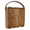 Gifts Amsterdam Wall Clock Vienne L Wood Brown 22x22x6.5 cm
