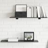 vidaXL Bookshelf Boards 8 pcs High Gloss Grey 80x20x1,5 cm Engineered Wood