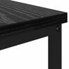 vidaXL Coffee Table Black oak 100 x 51 x 45 cm Engineered wood