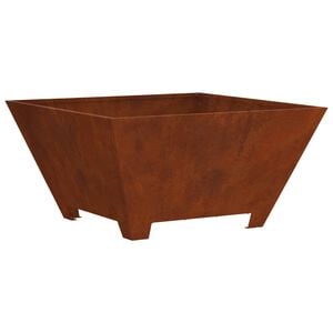 vidaXL Fire Bowl Rusty 60 x 60 x 30 cm