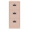 vidaXL File Cabinet Pink 44 x 50 x 106.5 cm Cold-Rolled Steel
