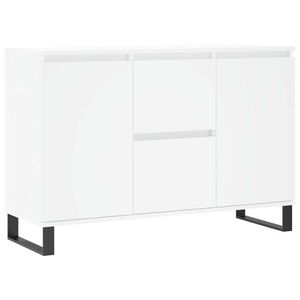 vidaXL Sideboard White 101.5x35x70 cm Engineered Wood