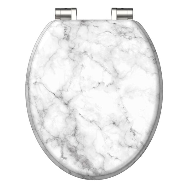 SCH&Uuml;TTE Toilet Seat with Soft-Close MARMOR STONE