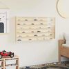 vidaXL Wall Display Case with Shelf Beige 100 x 8.5 x 54 cm Plywood
