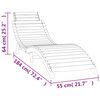 vidaXL Sun Loungers 2 pcs White 184x55x64 cm Solid Wood Acacia