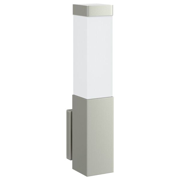 vidaXL Outdoor Wall Light Silver 10.5 x 6 x 35 cm Stainless steel