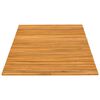vidaXL Bath Mat Plain Brown 100 x 60 cm Wood