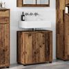 vidaXL Bathroom Basin Cabinet Old Wood 60 x 30 x 60 cm Engineered Wood