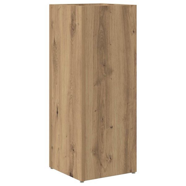 vidaXL Umbrella Stand Artisan Oak 25 x 24.5 x 64 cm Engineered Wood