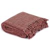vidaXL Throw Cotton 160x210 cm Burgundy